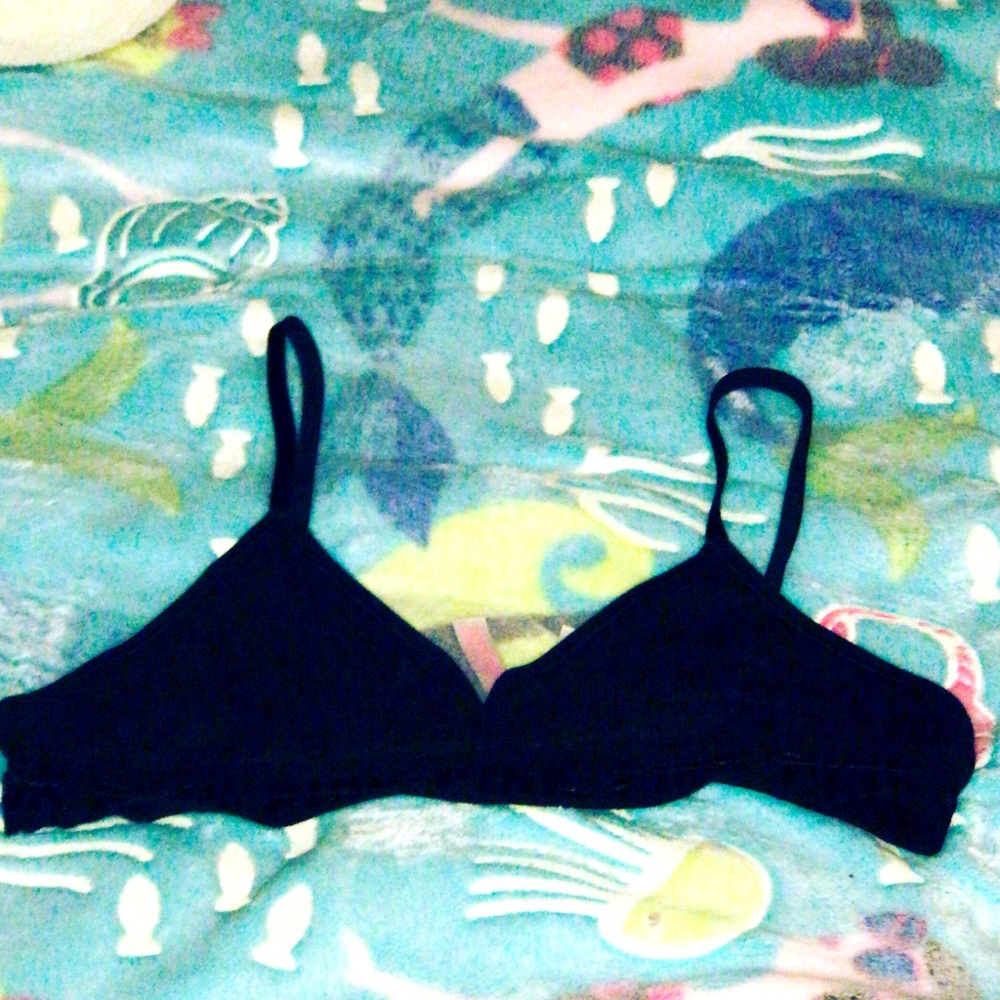 Pink VS black bra-let